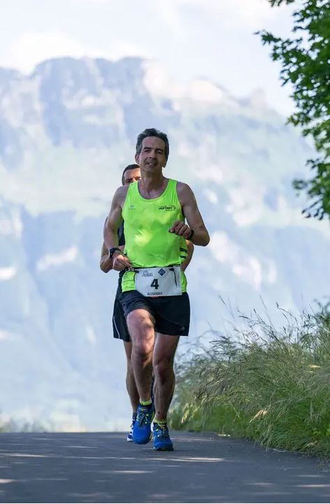 Alex zügig unterwegs